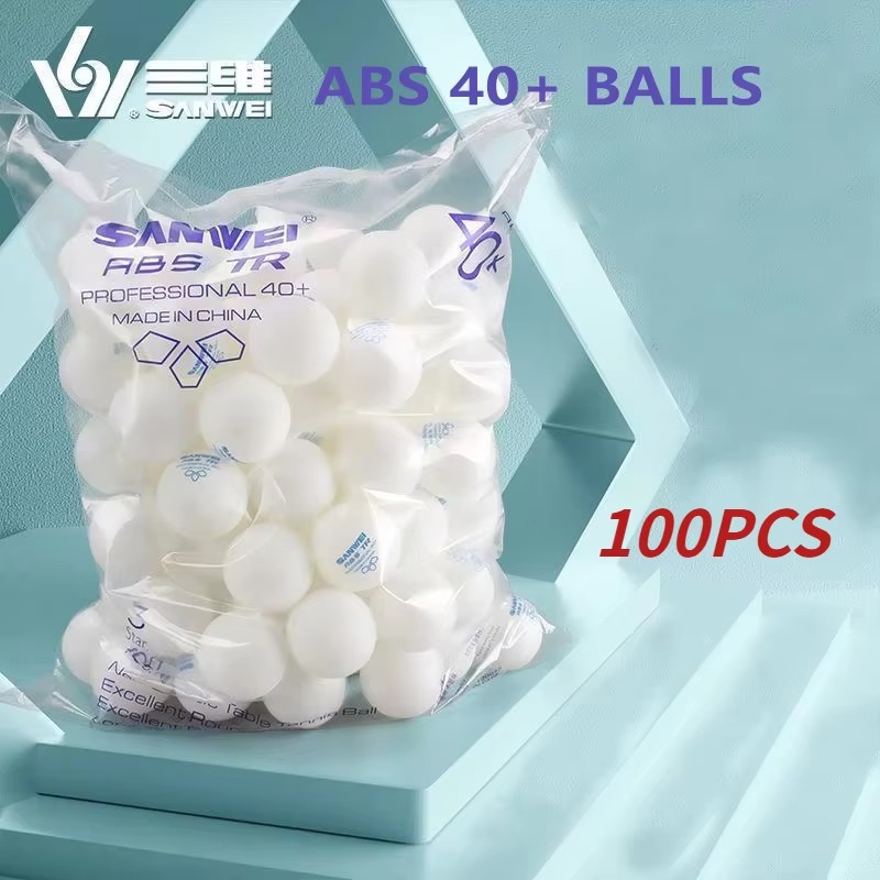 Table Tennis Olympics - 50/100 buah Bola Tenis Meja SANWEI