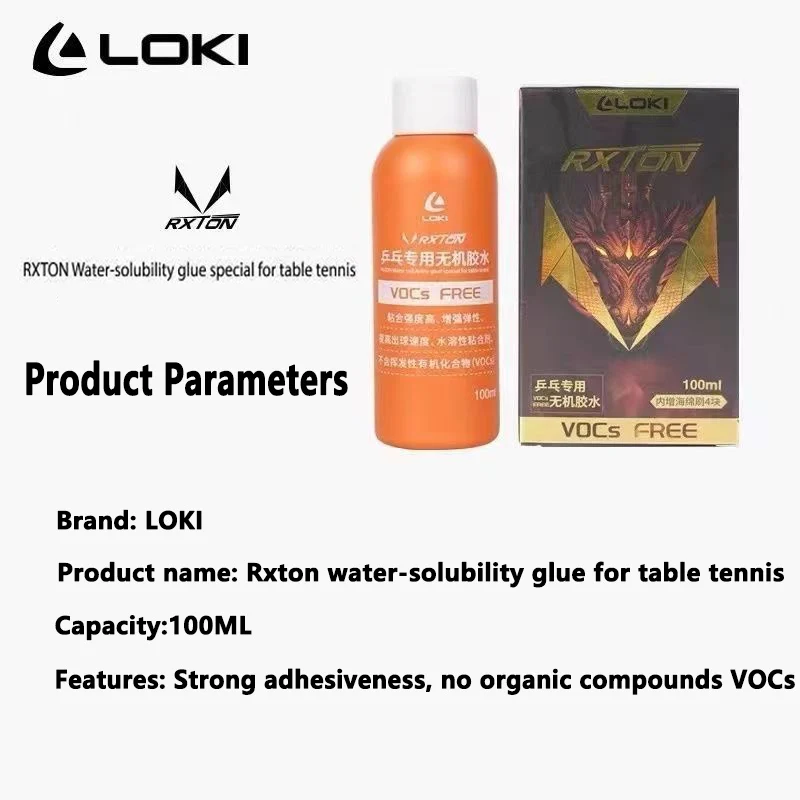 LOKI Lem Berbasis Air 100ml Le - Table Tennis Racket ulasan dan harga
