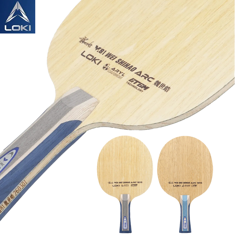 LOKI W81 Seri Wei Shihao Blade - Table Tennis Racket ulasan dan harga